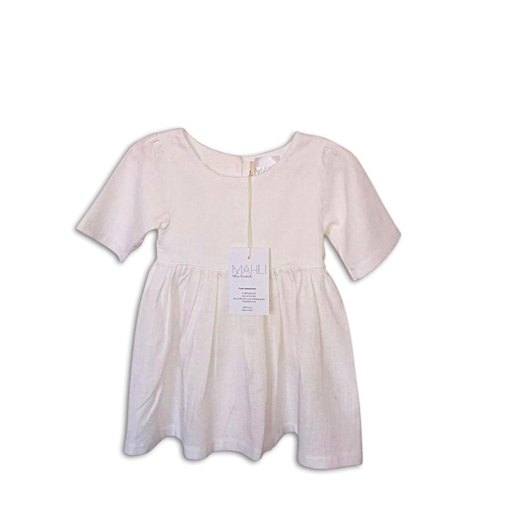 Sundaze Linen Dress {milk}