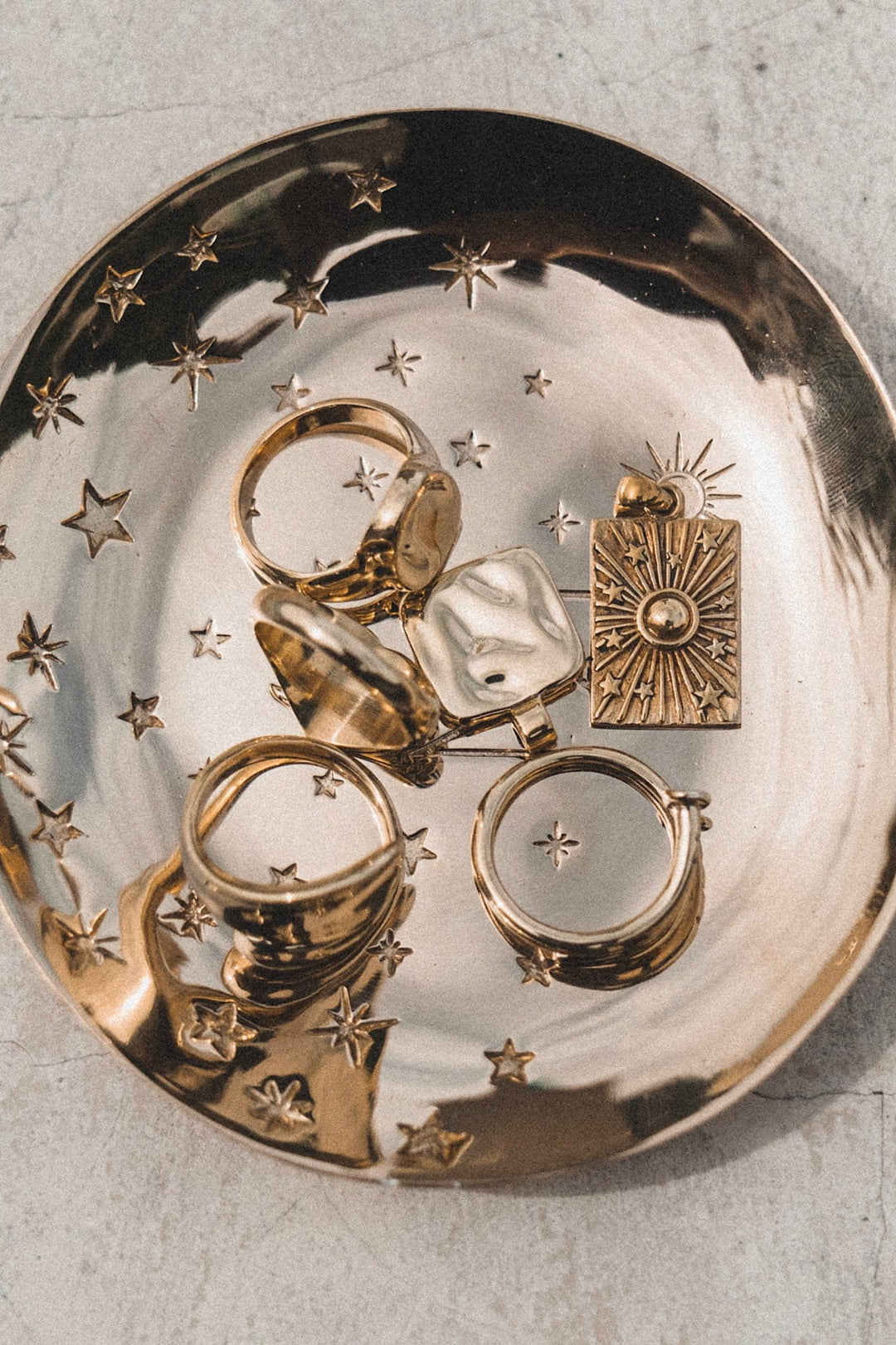 Celestial Mahli Jewellery Dish {brass}