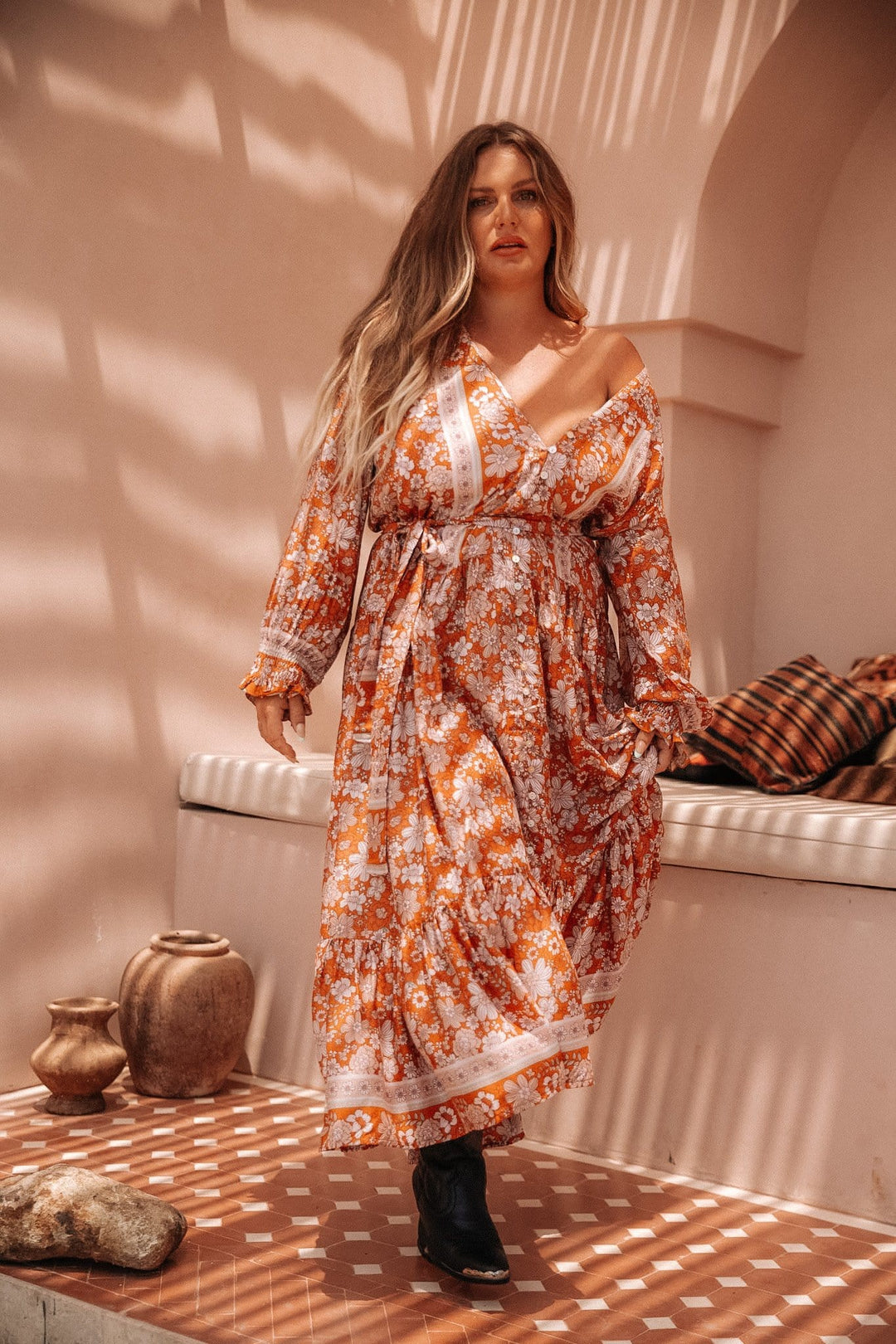 Before Sunrise Duster Gown {amber}
